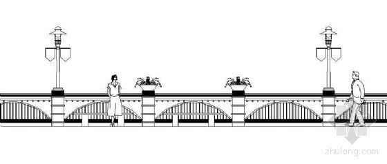 钢桁拱桥人行桥设计图资料下载-人行桥施工详图