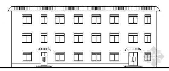 5层框架教学楼建筑施工图资料下载-某教学楼建筑施工图