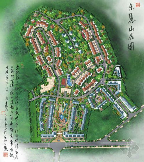 居住区景观设计方案水土资料下载-成都居住区景观设计方案