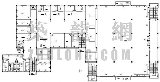 某高校学生食堂建筑平面设计方案-2