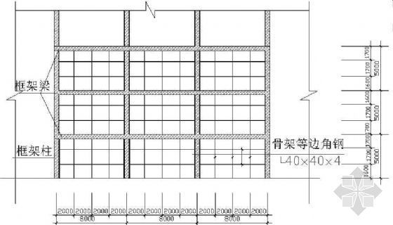 GRC假山石片安装结构图