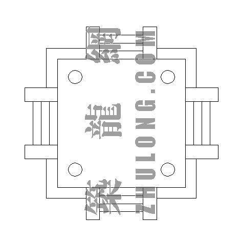 木制四角亭施工图-2