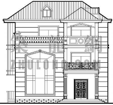 三层温泉会馆方案设计资料下载-三层别墅方案
