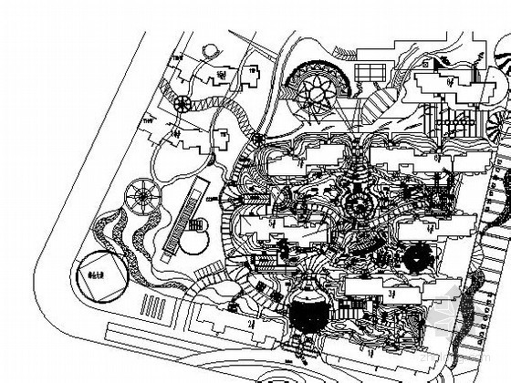 社区型设计资料下载-[南昌]某国际型社区景观设计施工图
