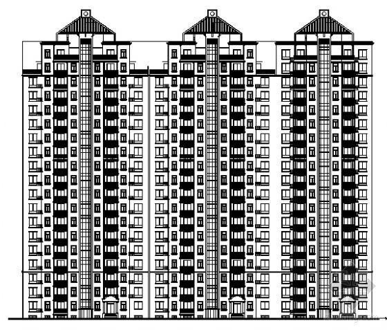 某住宅楼建筑结构施工图纸资料下载-上海某十九层住宅楼建筑结构施工图