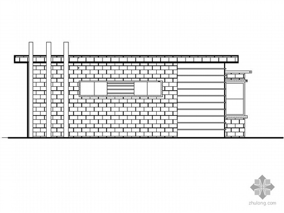 延安小区施工图资料下载-[延安]某公厕建筑施工图