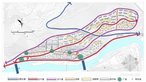 [陕西]生态观光小镇景观方案设计文本-道路规划设计