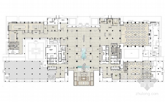 皇冠假日酒店室内设计资料下载-[黄山]豪华五星级皇冠假日酒店设计方案图