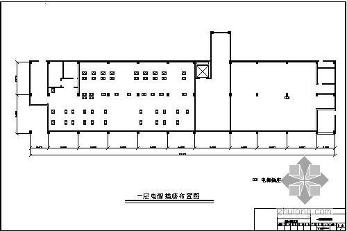 综合布线图dwg资料下载-某营业部综合布线图