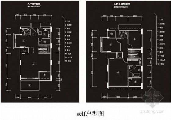 花园洋房产品专题研究报告(案例分析 110页)-户型图 