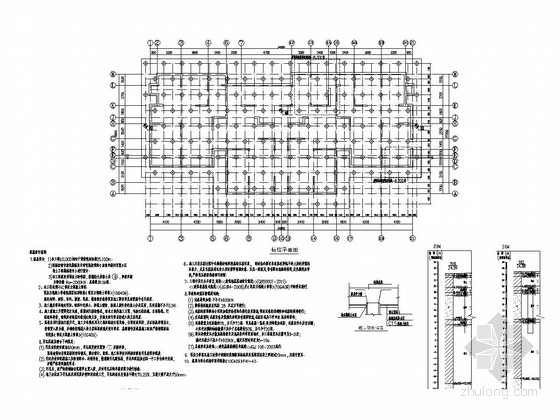 32层剪力墙结构安置小区高层住宅结构施工图（含建筑施工图）-桩位平面图 