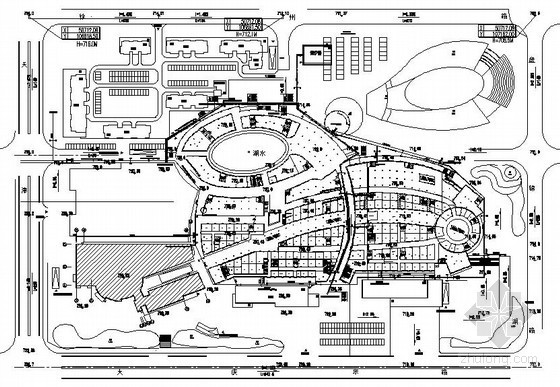 新疆建筑给排水施工图资料下载-[新疆]时代广场外网给排水消防全套图纸