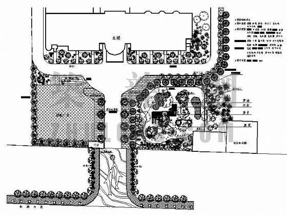 3层幼儿园设计方案平面图资料下载-某幼儿园绿化设计方案