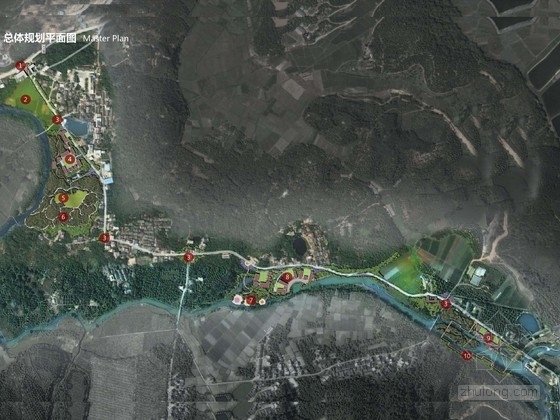 深圳著名地产中式山水资料下载-[广东]山水风光农业景观规划设计方案
