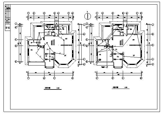 成套设计电气图纸资料下载-贵州3层别墅电气成套图纸