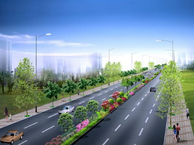 街道空间规划资料下载-道路绿地景观规划设计ppt总结（38页）