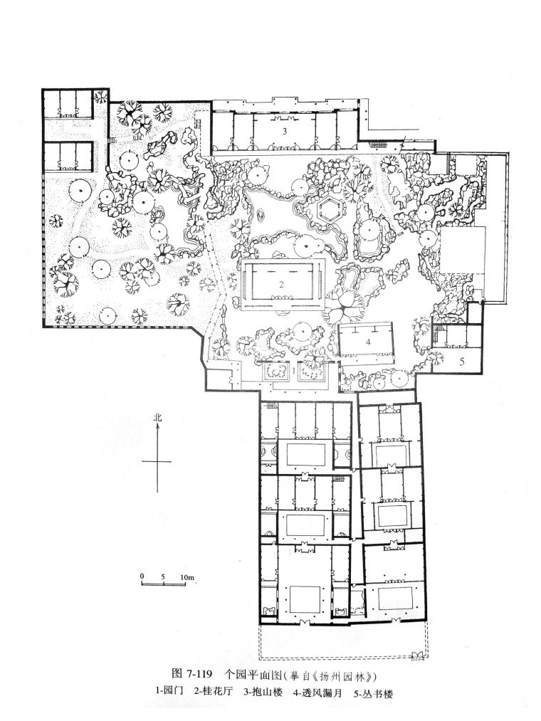 中国传统古典园林平面-拙政园，怡园，沧浪亭，留园，狮子林CAD平面图-【筑龙网】个园