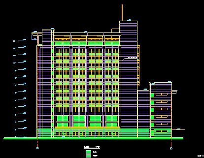 济南高层办公楼资料下载-济南大学--综合办公楼建筑施工图
