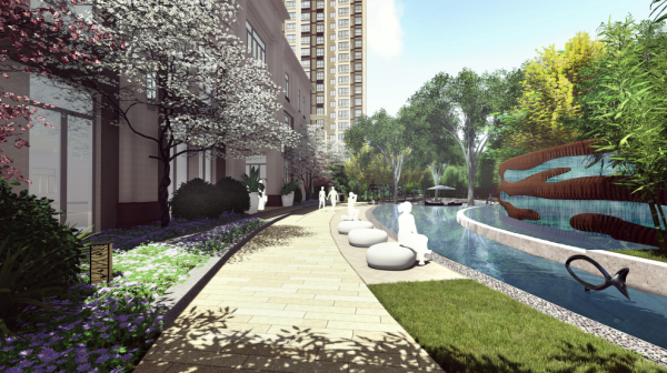 住宅示范区设计案例资料下载-[北京]生态豪宅示范区及整体社区景观规划设计方案
