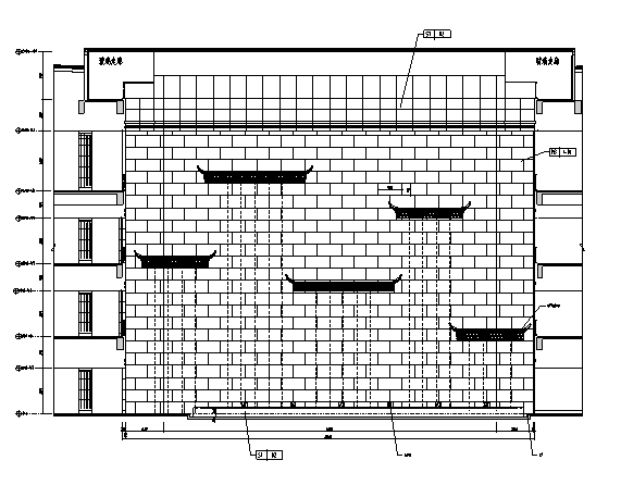 [安徽]知名大酒店室内空间设计施工图（含效果图+材料表）-[安徽]知名大酒店室内空间设计平面图