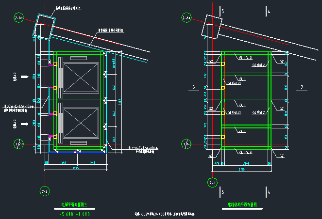 观光电梯建筑及钢结构施工图_3