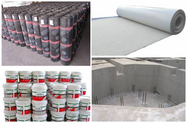 常用防水材料性能资料下载-盘点建筑工程中常用的防水材料