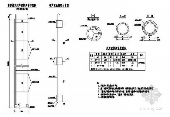 匝道桥梁超声波检测管布置节点详图设计