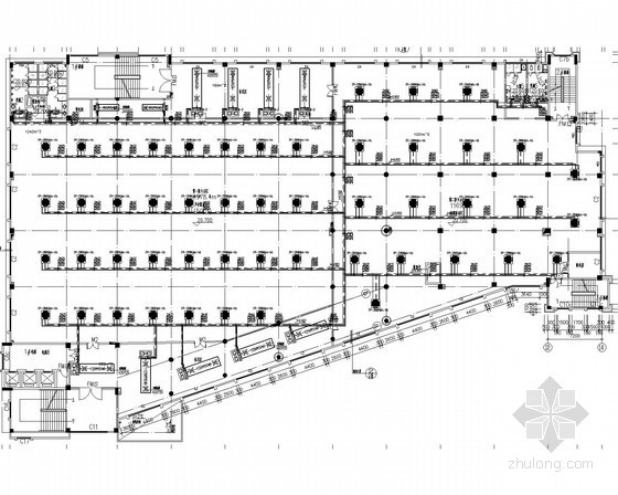 风冷模块闭式空调系统资料下载-[广东]学校食堂建筑空调系统施工图（风冷热泵）