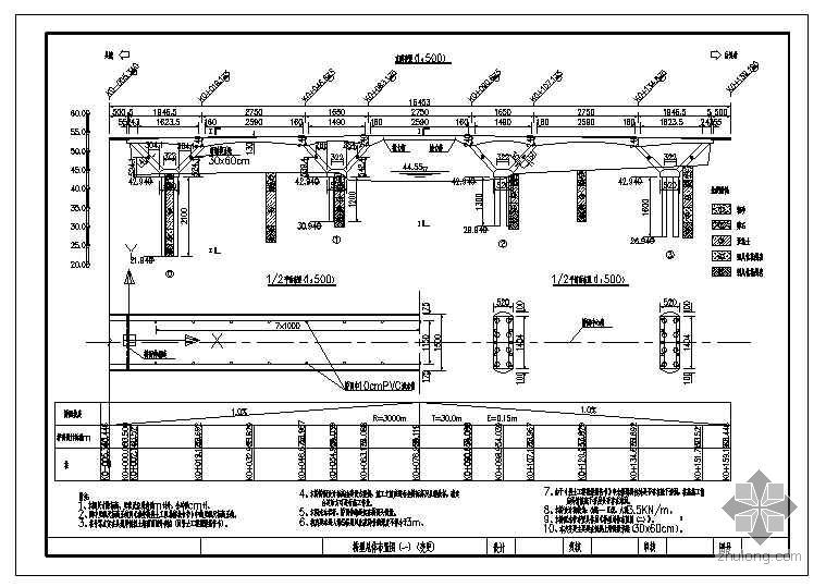100米钢构桥图纸资料下载-斜腿钢构大桥设计图纸