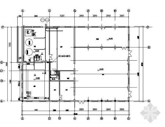 4吨锅炉房建筑图纸资料下载-哈尔滨某锅炉房给排水设计图