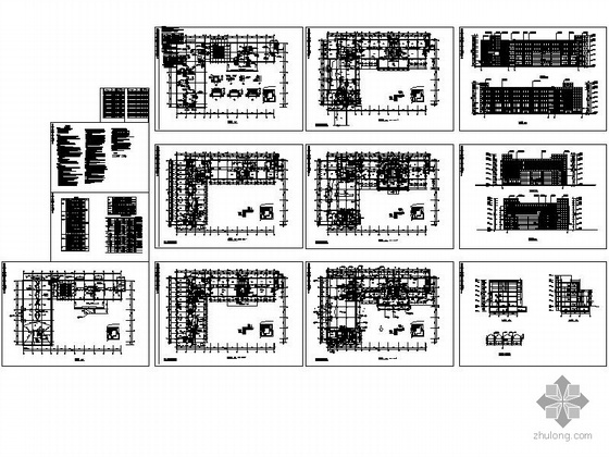 [北京]某五层制衣厂研发楼建筑建筑施工图-03 