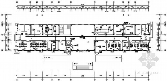 综合布线食堂资料下载-五层办公楼弱电系统施工图纸