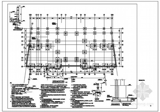 陈列馆室内施工图资料下载-无锡某陈列馆搭建结构设计图