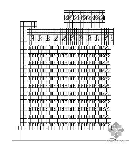 建筑物立面装饰资料下载-[山西]某研究院铝塑板外立面装饰工程建筑施工图