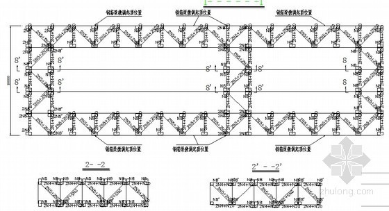 钢箱梁导梁图资料下载-佛山市某大桥钢箱梁顶推施工资料汇总（含CAD图）