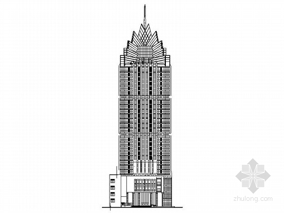 二十八层建筑结构资料下载-[河南]某二十八层国际大厦建筑施工图