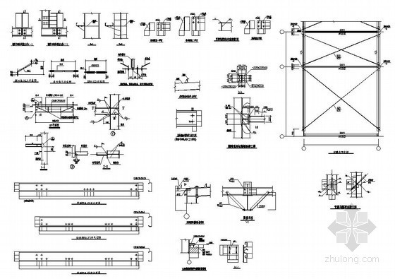 钢结构厂房建筑效果图资料下载-某单层钢结构厂房建筑结构施工图