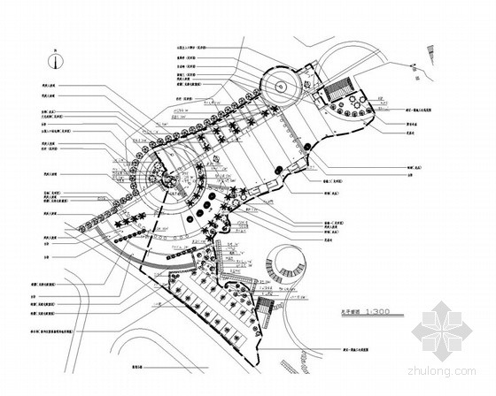 牌楼大门施工图资料下载-[广东]公园园林景观工程扩初设计施工图