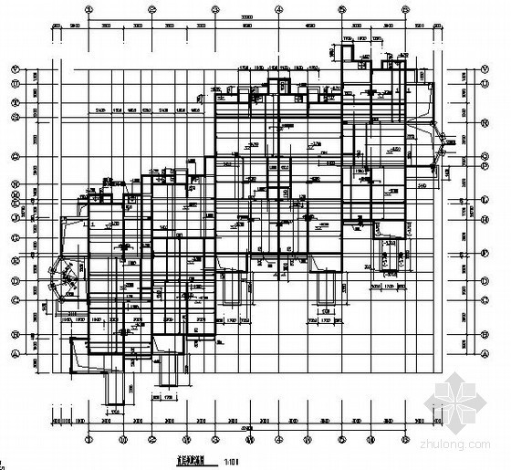 异形构造施工图资料下载-[惠州]3层异形柱住宅结构施工图
