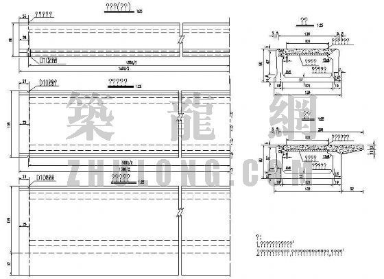 60+90+60m预应力混凝土V型连续刚构成套cad设计图纸