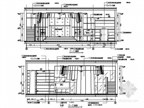 [成都]欢乐谷某局部办公空间室内施工图- 