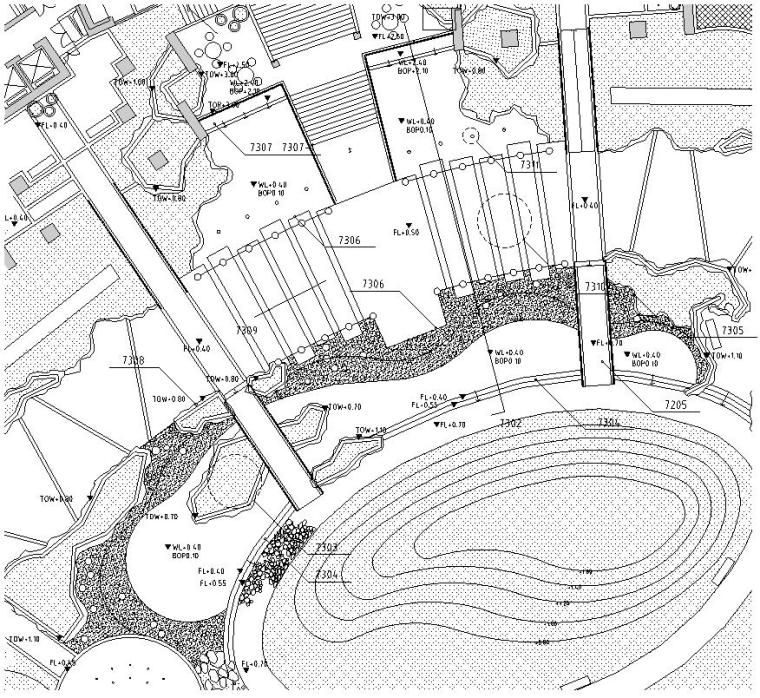 花园道路景观资料下载-​【广东】某城市保利城花园景观全套施工图（包含+70个CAD）