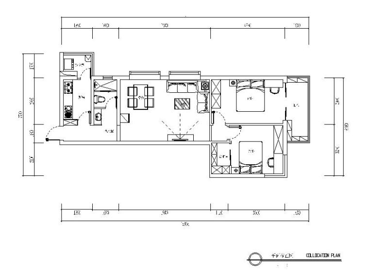 田园风格儿童房资料下载-田园风格样板小屋设计CAD施工图（含效果图）