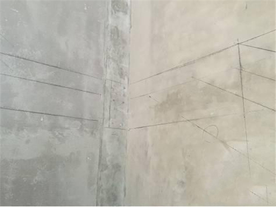 改造加固工程施工方案-楼板开洞增加楼梯放线