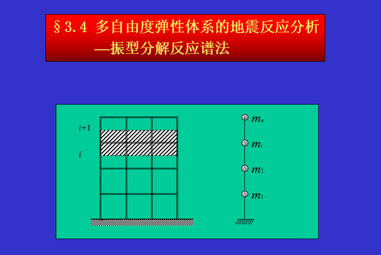 结构振型耦合资料下载-结构地震反应分析与抗震计算