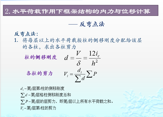 框架结构的位移与内力计算（17页ppt）_13