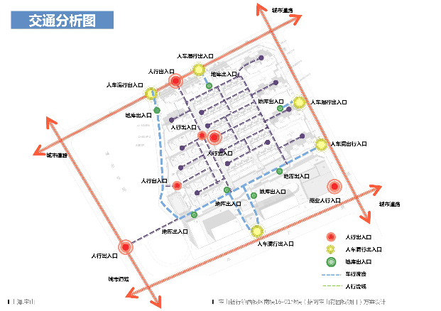 招商宝山花园城项目方案设计汇报文本（JPG113页）-交通分析图