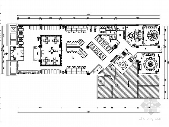 洗手台立面图CAD资料下载-[原创]接地气的地方特色主题餐厅施工图（含高清效果图）