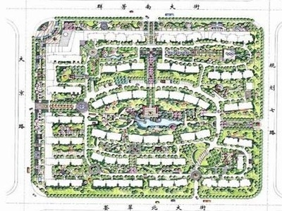 住宅总体景观设计方案资料下载-现代简单住宅景观设计方案