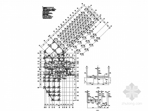 25层商住楼施工图纸资料下载-17层框架剪力墙结构商住楼结构施工图（含裙房）